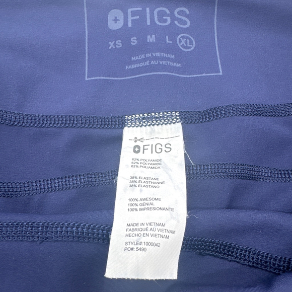 FIGS Navy Boot Cut & Flare Scrub Pants XL Style #100004 - Picture 3 of 6